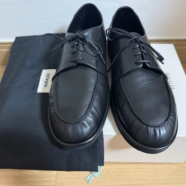 [mens9 / 270사이즈] 24FW 오라리 레더 슈즈