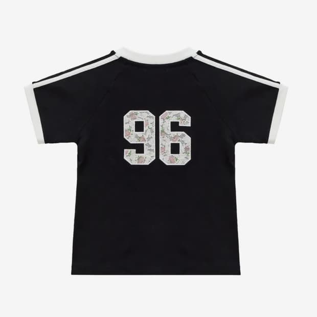 락케이크 96 레이스 반팔티 블랙 Sports 96 Lace Crop T