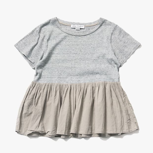 B:MING BY BEAMS - PEPLUM COMBO T SHIRT