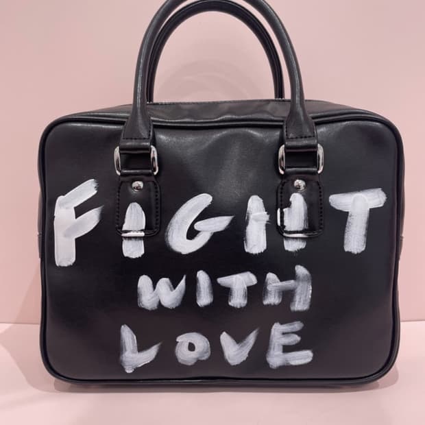 꼼데가르송 걸 페인트백