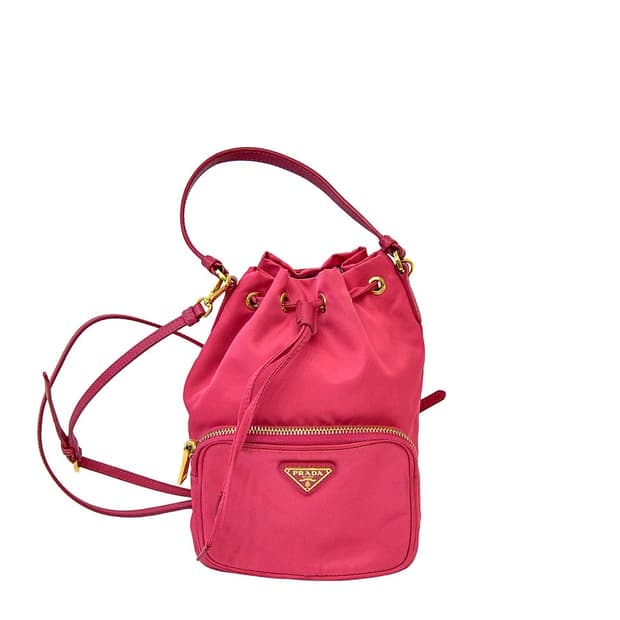 프라다 듀엣 리나일론 버킷백(정품)