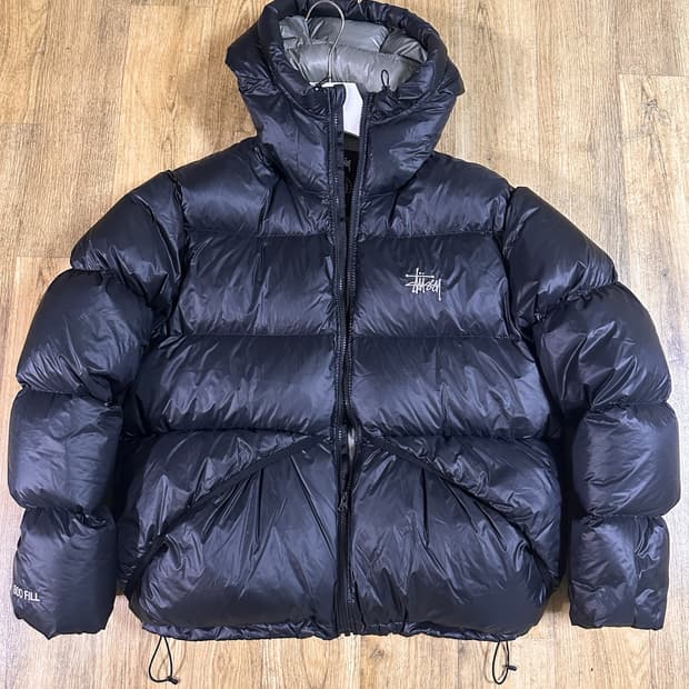 [M] 스투시 다운파카 마이크로 립스탑 패딩