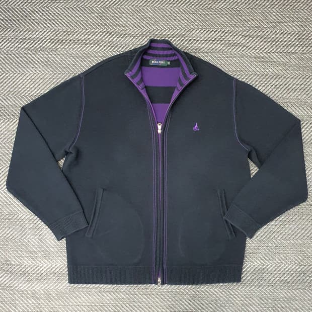 빈폴 집업 면니트 가디건 남자105