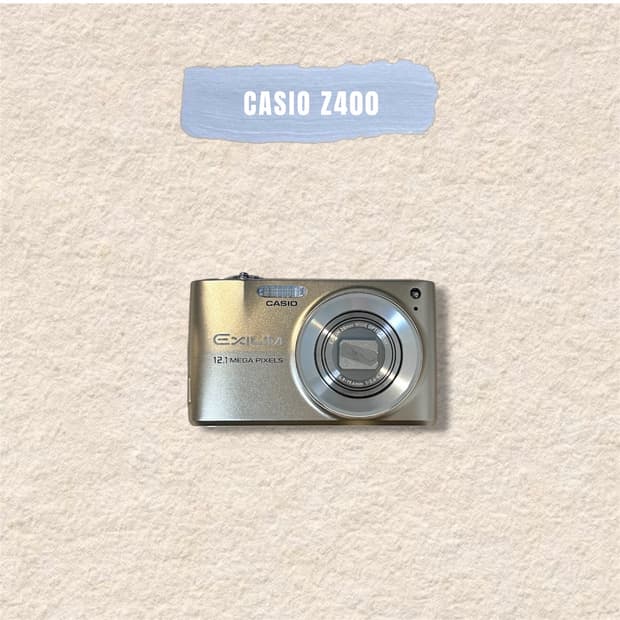 카시오 엑슬림 z400 디카/디지털카메라