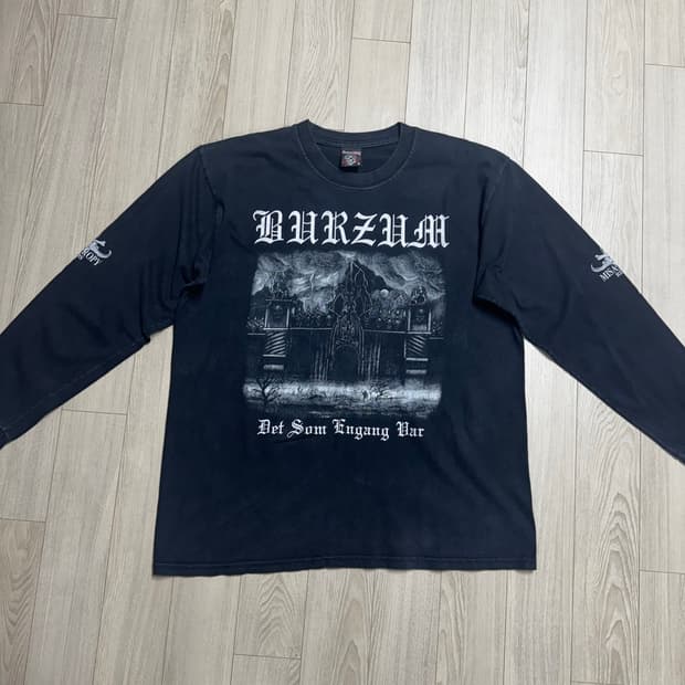 빈티지 burzum 버줌 롱슬리브 티셔츠 L