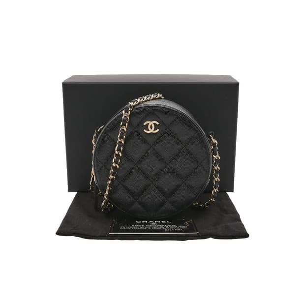 [S급] 샤넬 클래식 미니 라운드 크로스백 판매합니다!!!