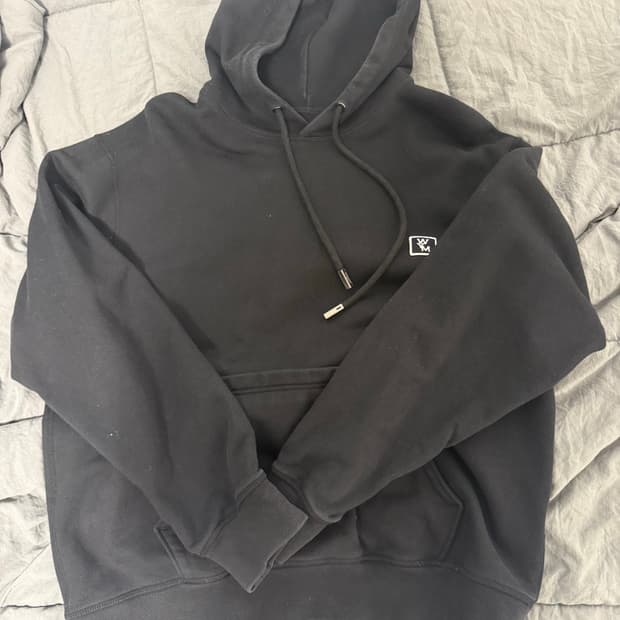 우영미 백로고 후드 48사이즈