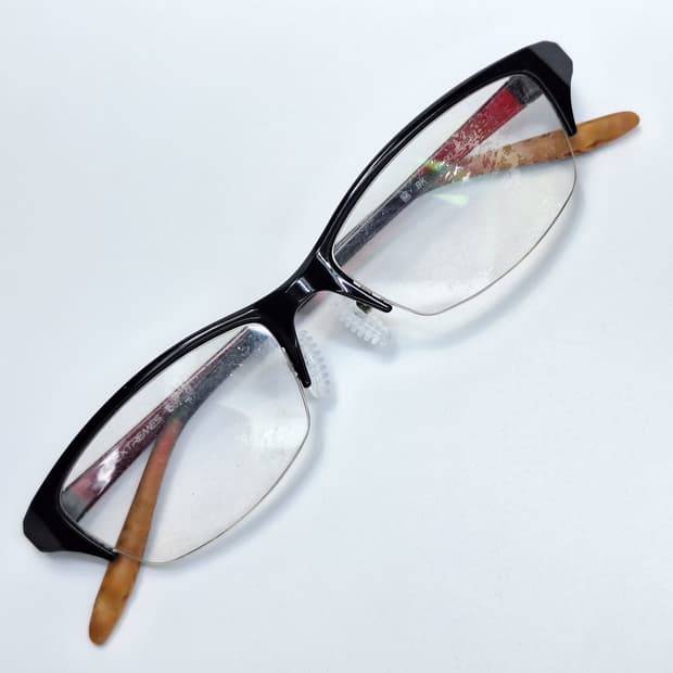 파리미키 SP EXTREMES 153 고탄성 스포츠 반무테 안경테 빈티지