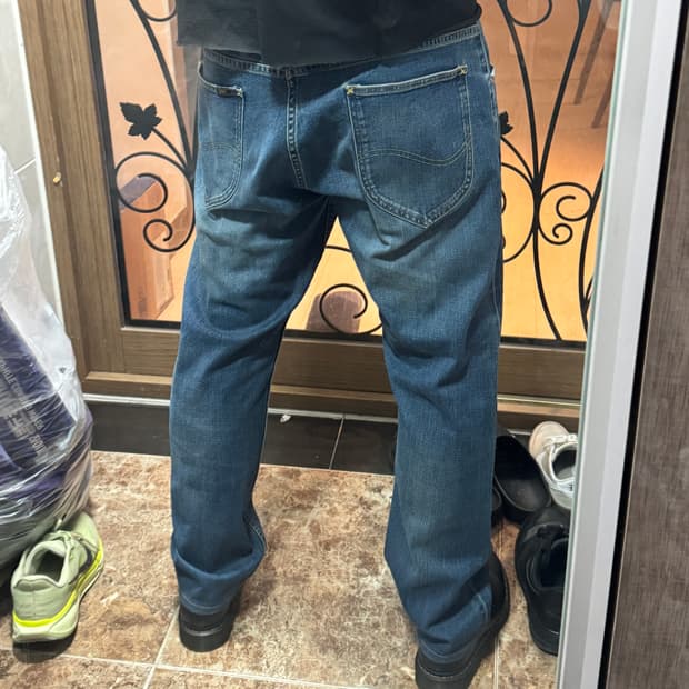 LEE 데님 38 / 32 (실착 사진 포함)