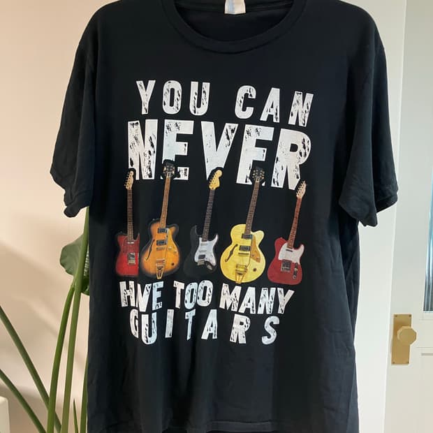 빈티지 too many guitars 티셔츠 L