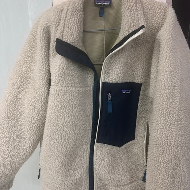 파타고니아 레트로 x 자켓 내츄럴