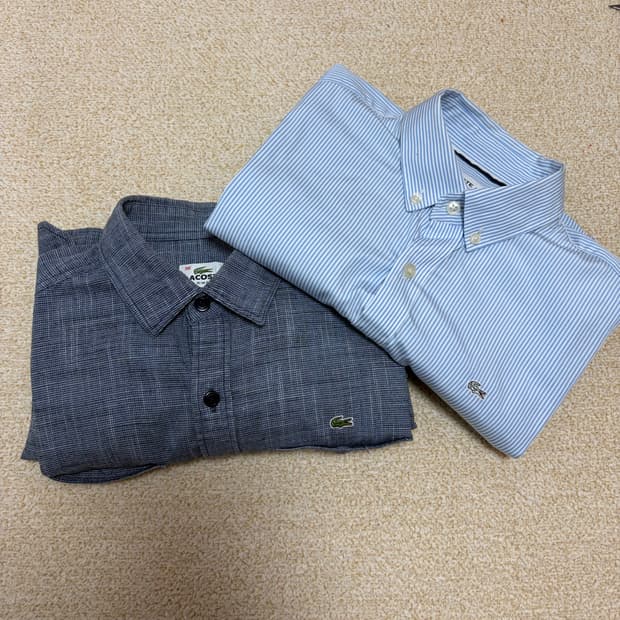 95) 라코스테 셔츠 2종 일괄