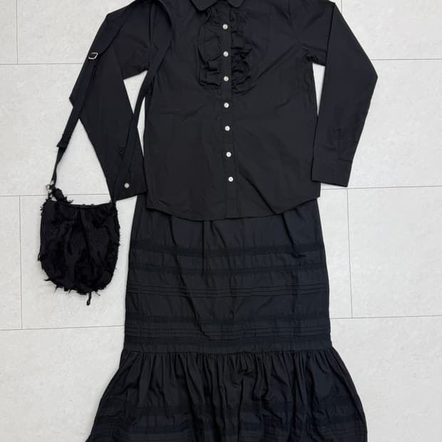 블랙 프릴 코디