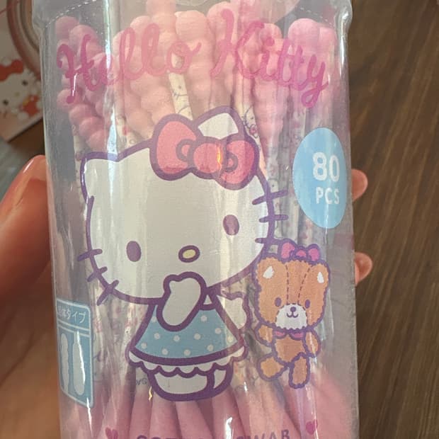 헬로키티 면봉