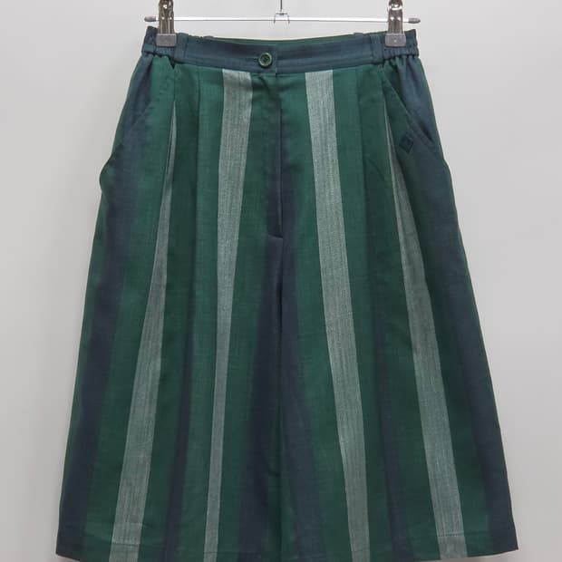 크리스찬디올 스포츠 여성 헤링본 스트라이프 큐롯 팬츠