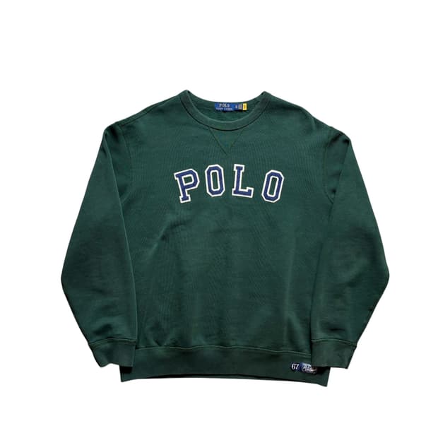 폴로 아치로고 스웻
