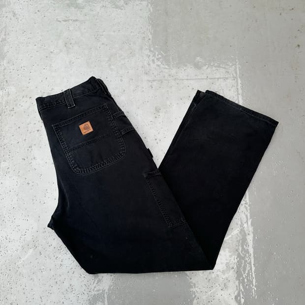 [칼하트] •Carhartt Carpenter Pants B151-BLK