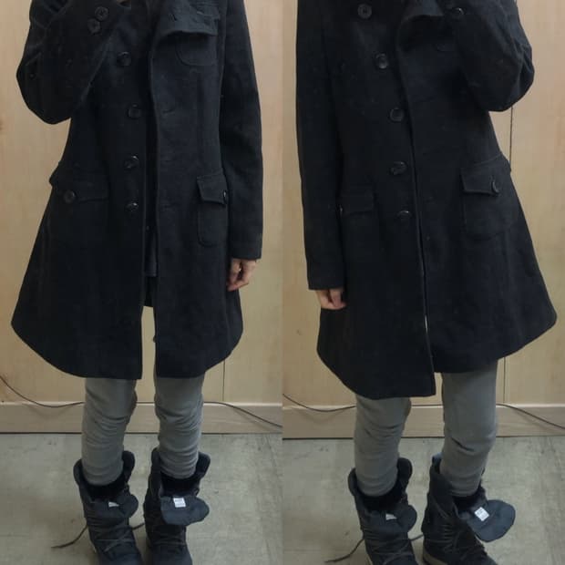 [직수입] 빈티지 울 코트