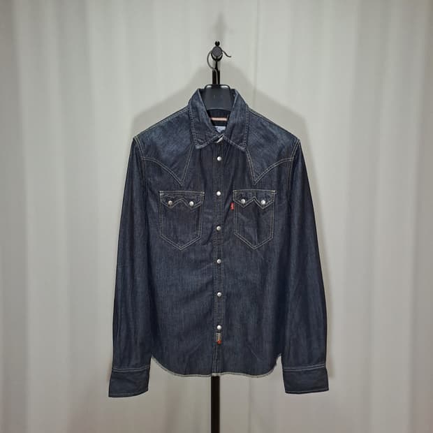 (택포) 리바이스 스트라우스 웨스턴 데님셔츠 100 B587