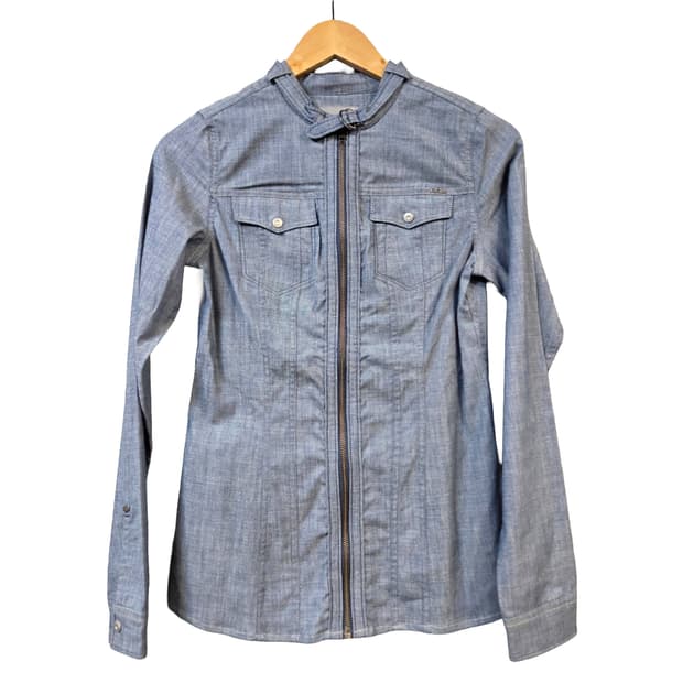 G-Star RAW 데님 집업 셔츠(S)