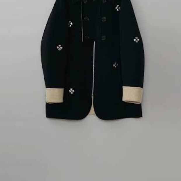 21AW MASU ZIP-UP CLOVER STUDS COAT 마수 코트