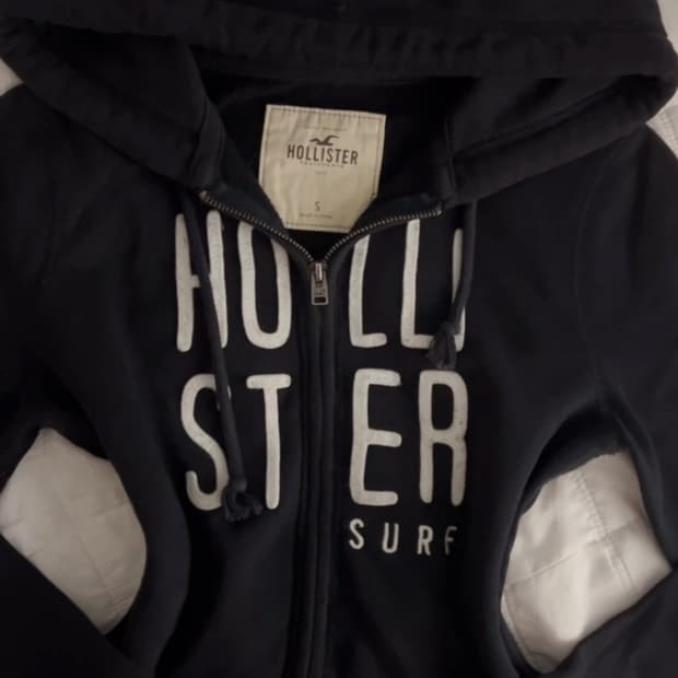 홀리스터 딱붙핏 후드집업