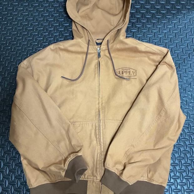 Us company 브라운 워크 후드집업