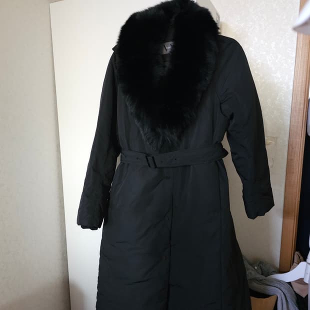 베라왕 폭스퍼 구스다운 롱패딩