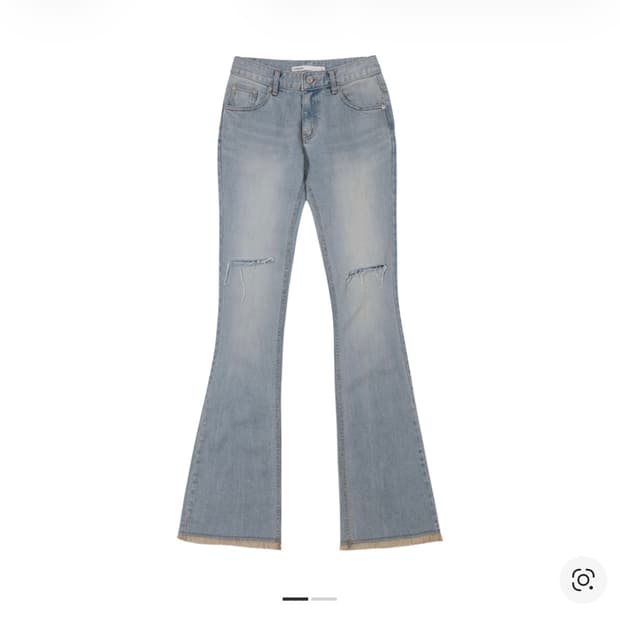 [S] 보헤미안 서울 커팅 진 라이트블루