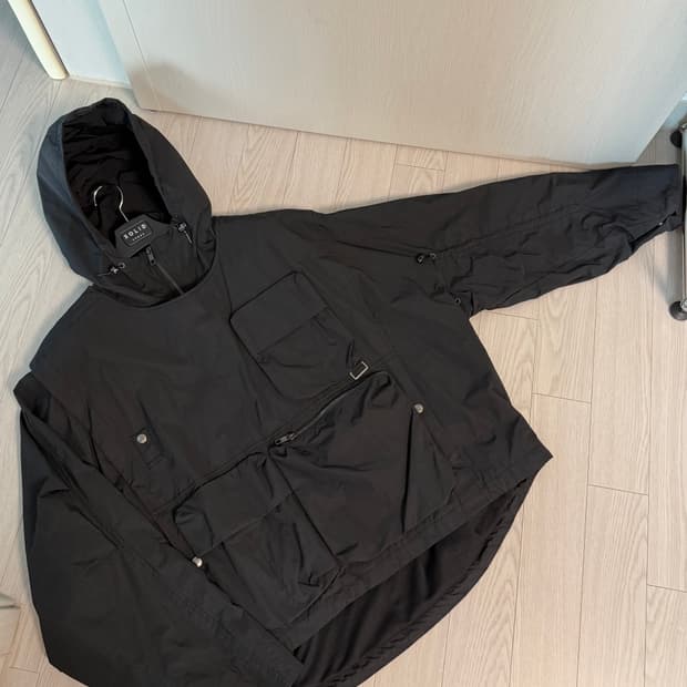 [50] 우영미 24SS 블랙 멀티 포켓 아노락