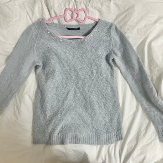 진주 갸루 니트 