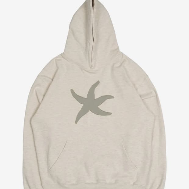 더콜디스트모먼트 TCM vintage starfish hoodie