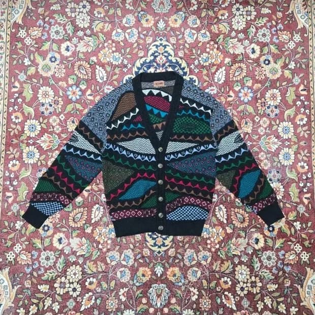 MISSONI (미쏘니) 순수 메리노 울 100% 빈티지 가디건 (S)