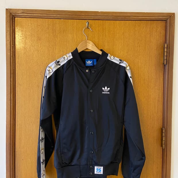 니고베어 아디다스 블랙 트랙탑 셋업