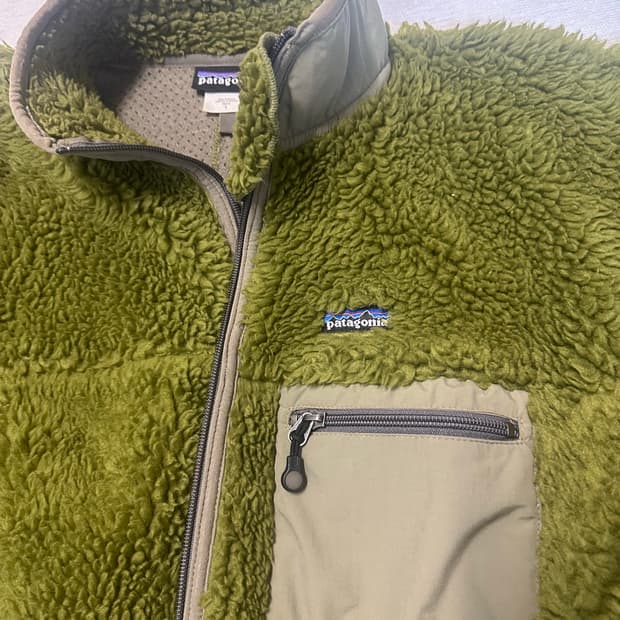 (L) 파타고니아 빈티지 딥파일 그린