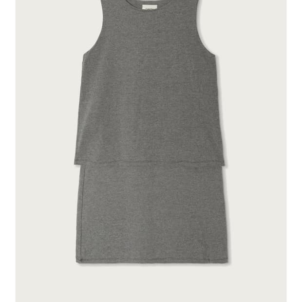 Pesto LAYERED MIDI DRESS DARK MOON 페스토