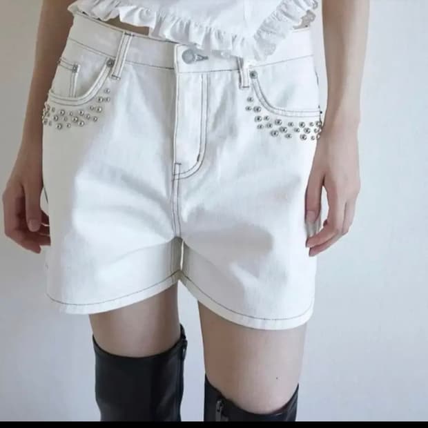 데어드 스터드 팬츠