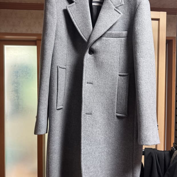 벨리에 버티컬 싱글코트 멜란지그레이 m