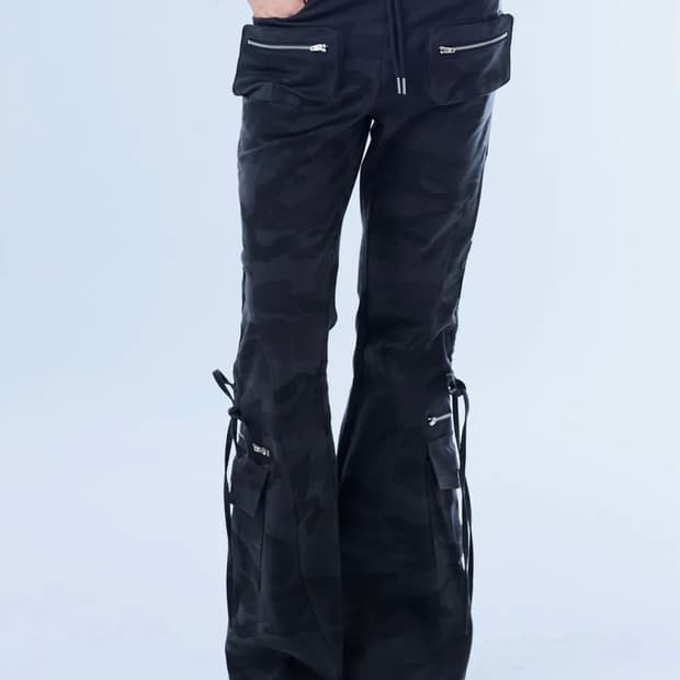 러브이즈트루 부츠컷 카고 팬츠 