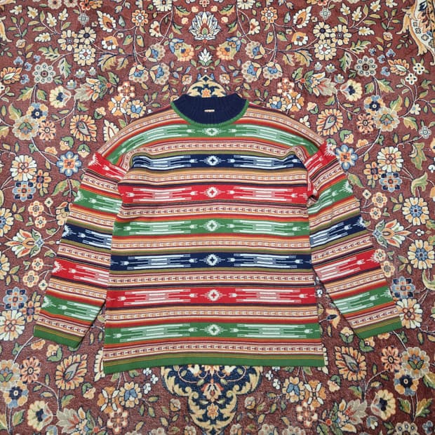 오일릴리(OILILY) 에스닉 패턴 울 니트M