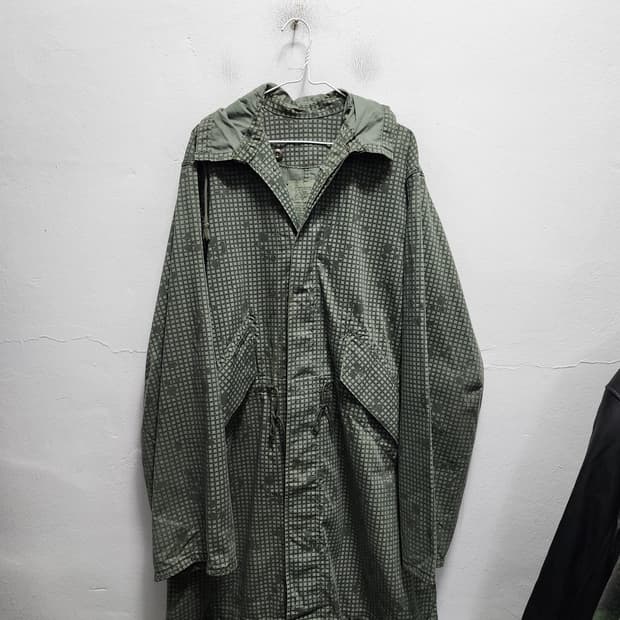 80s 밀리터리 미군 나이트카모 피쉬테일 파카