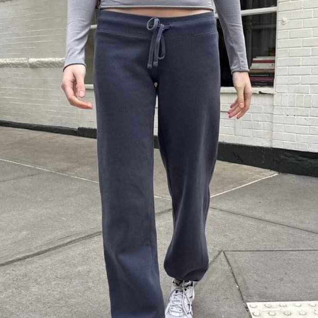 브랜디멜빌로우라이즈힐러리요가팬츠네이비 조거스웻스웨트트레이닝새깅