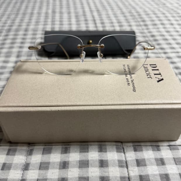 (OS) DITA 디타 Lancier 티타늄 무테 안경