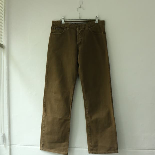 돌체 앤 가바나 스트레이트 코튼 팬츠