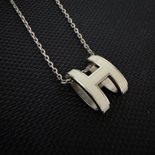 에르메스 팝아슈 목걸이 정품