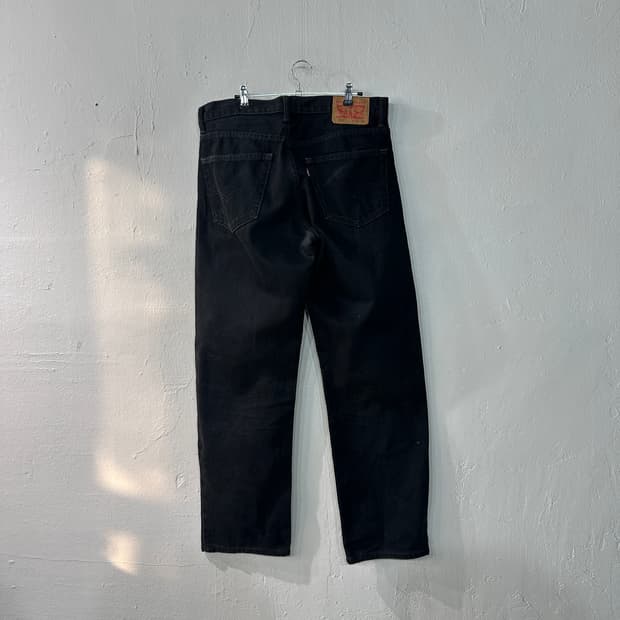 리바이스550 데님 흑청바지 33
