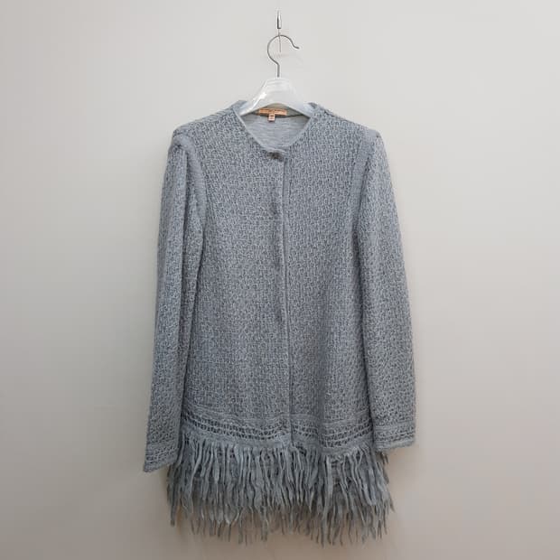 에르마노 설비노 Ermanno Scervino 프린지  가디건 85사이즈