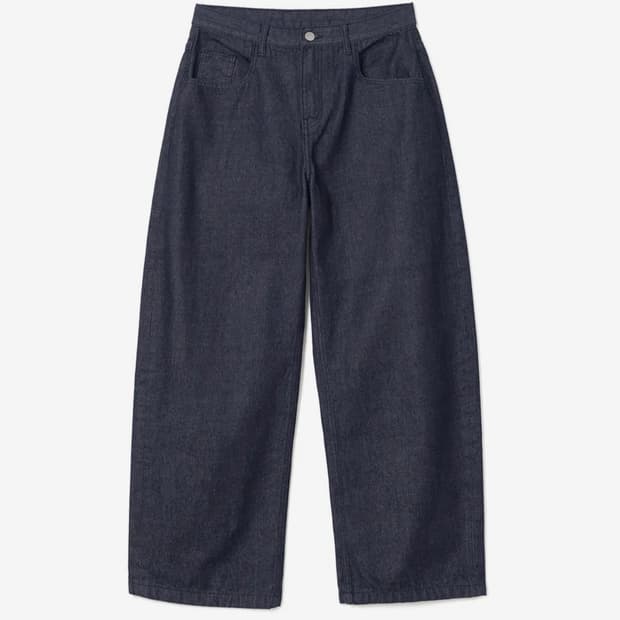 밀로아카이브 리플렉트 커브드 데님 인디고 블루