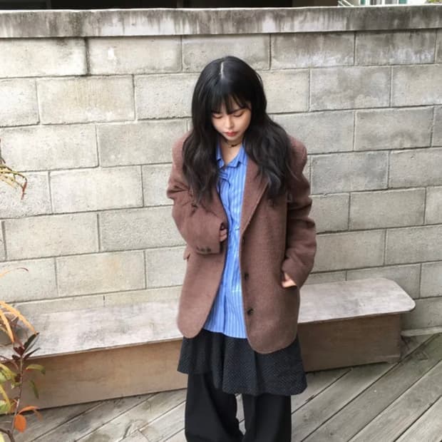 소브 울 블레이저자켓