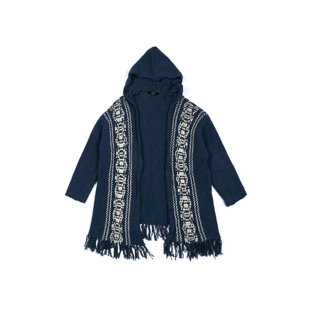 Azul by Moussy fringe knit cardigan